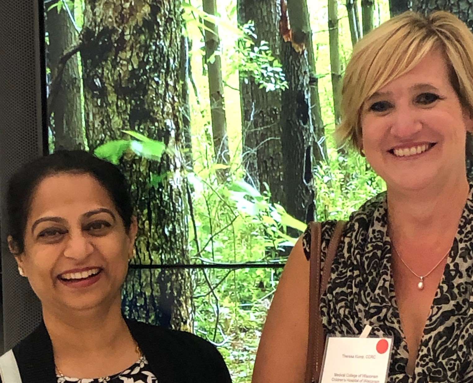 Raji and Theresa at pediatric nephrology research consortium