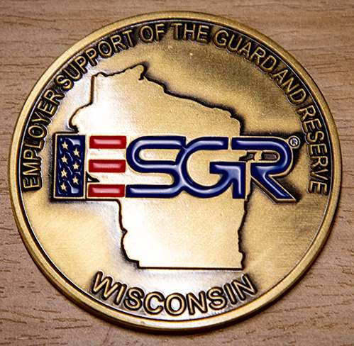ESGR military challenge coin