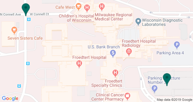 map of clinics' locations