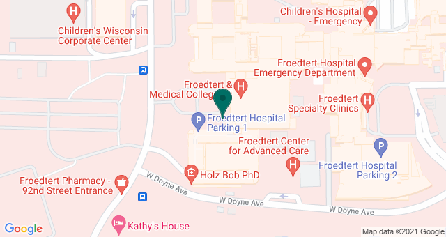 map of clinics' locations