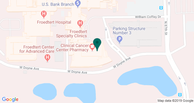 map of clinics' locations