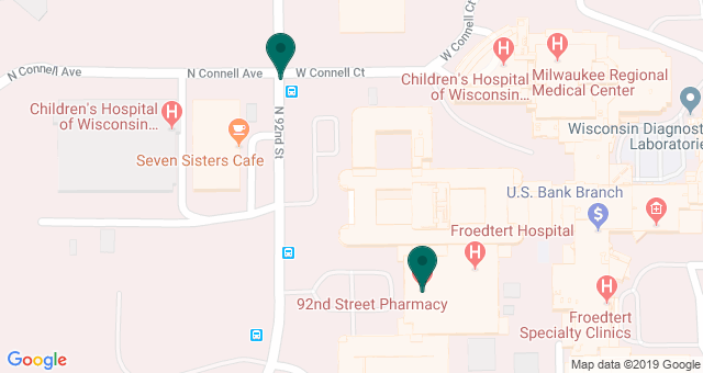 map of clinics' locations