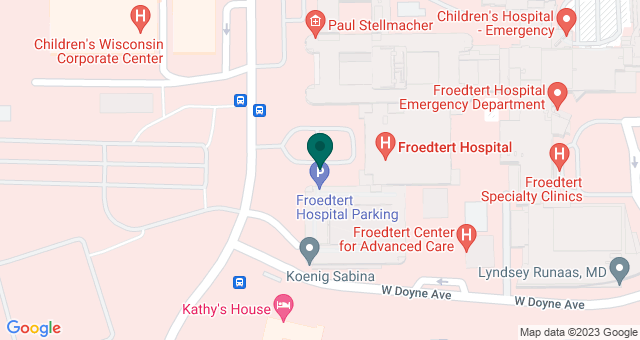 map of clinics' locations