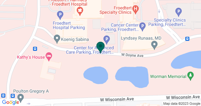 map of clinics' locations