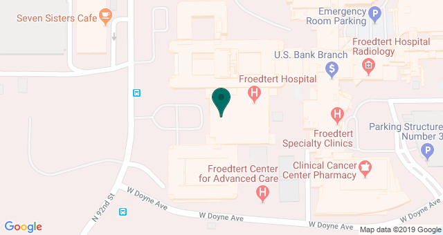 map of clinics' locations