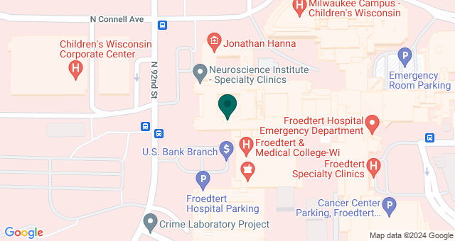 map of clinics' locations