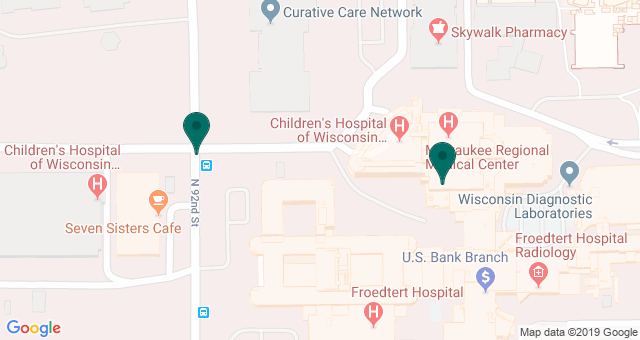 map of clinics' locations