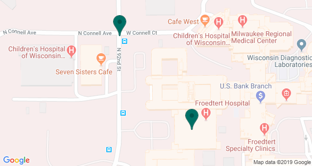 map of clinics' locations