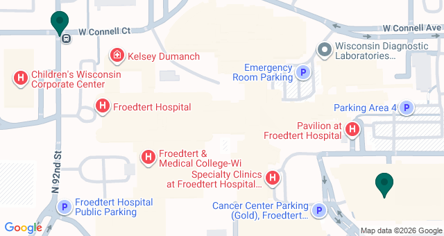 map of clinics' locations