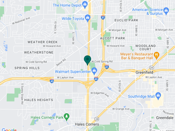 Greenfield Highlands Health Center Google map location