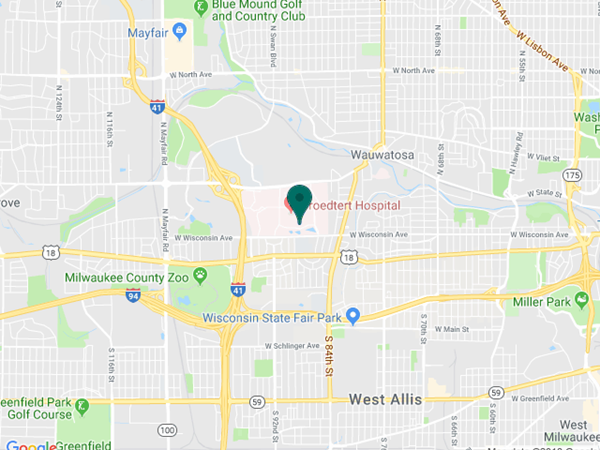 Froedtert Hospital Clinical Cancer Center Google map location