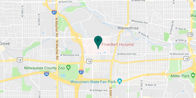 Froedtert & Medical College of Wisconsin Clinical Cancer Center Google map location