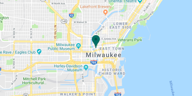 Intercontinental Milwaukee Hotel Google map location