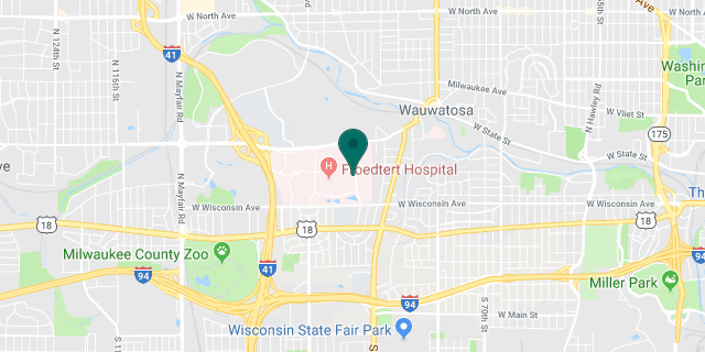 MCW Eye Institute Lower Level Conference Room Google map location