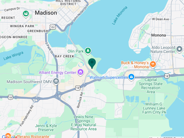 DoubleTree by Hilton Madison East Google map location