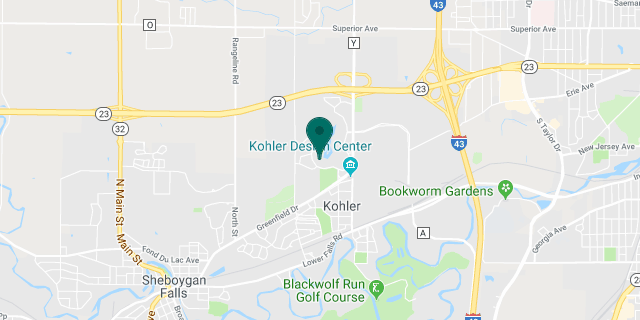 Destination Kohler's Inn on Woodlake Google map location