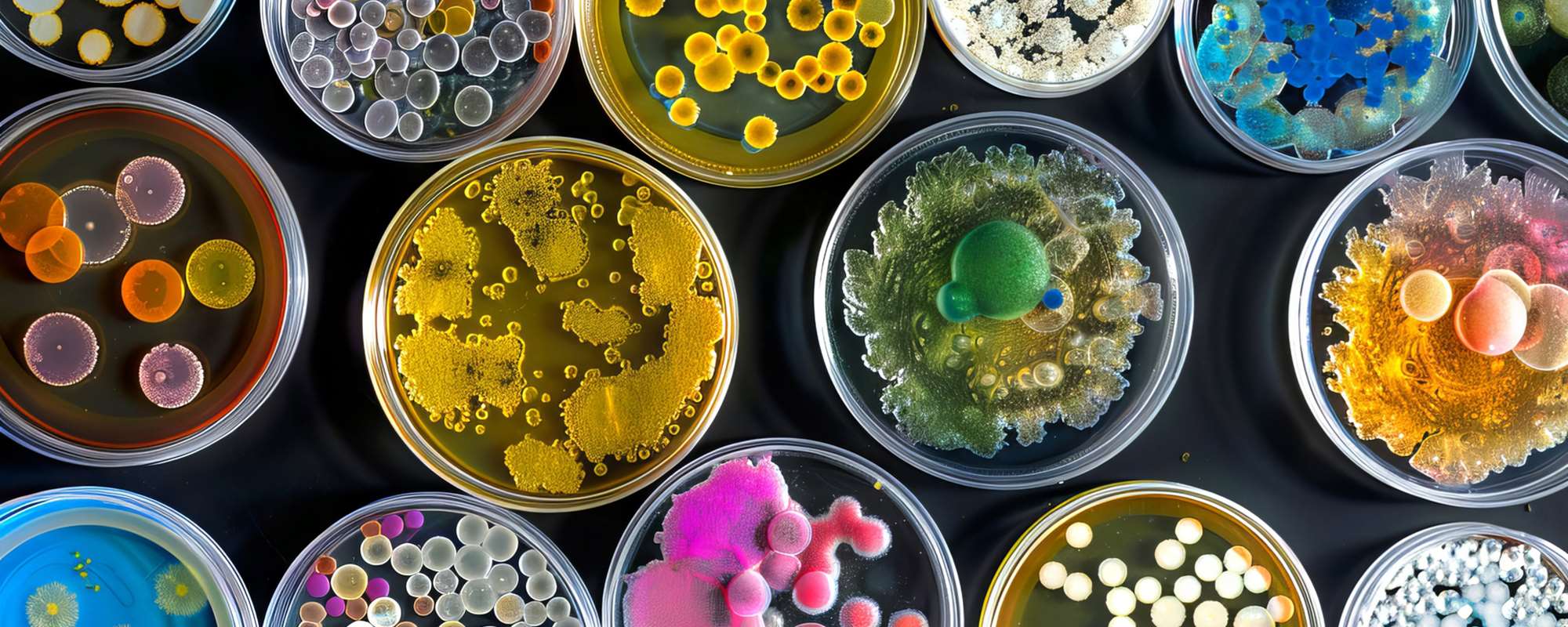 Drug-Resistant Pathogens in Colorful Petri Dishes