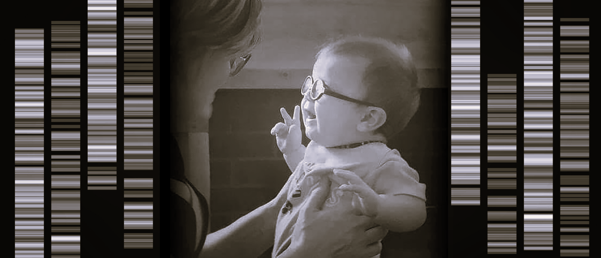 Woman holding a child