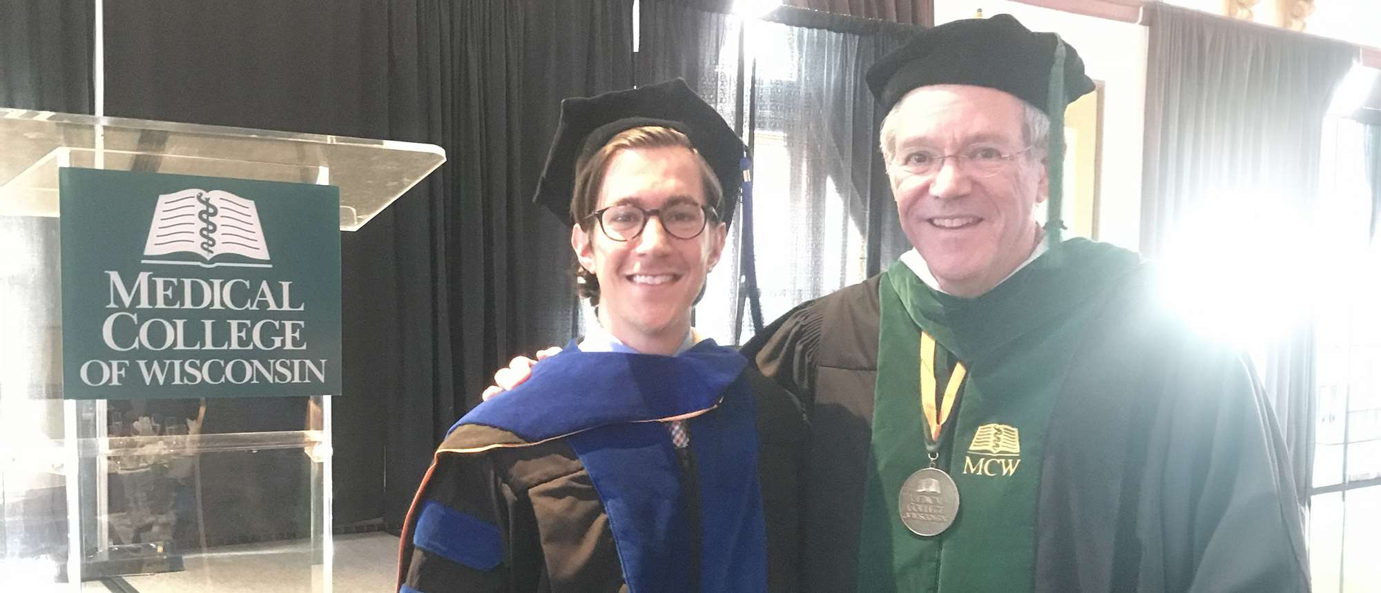 (l-r) Andrew Kadlec, PhD, MD, and David Gutterman, MD