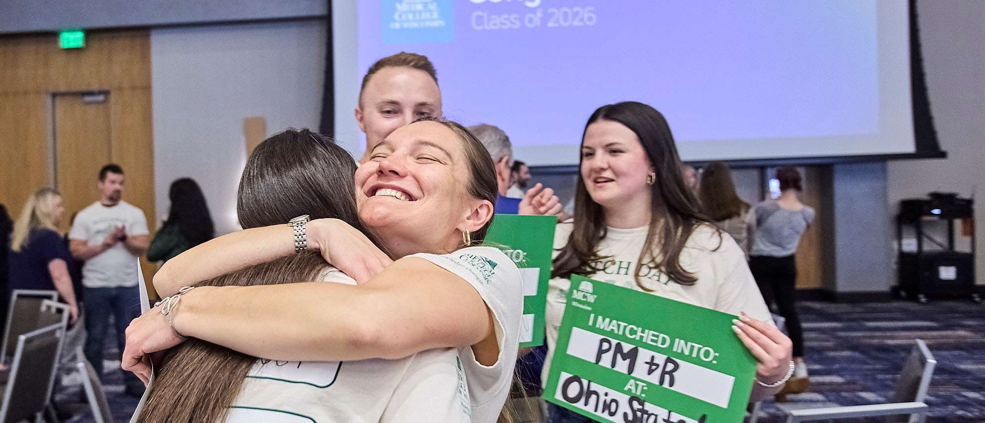 MCW Match Day 2026 celebration