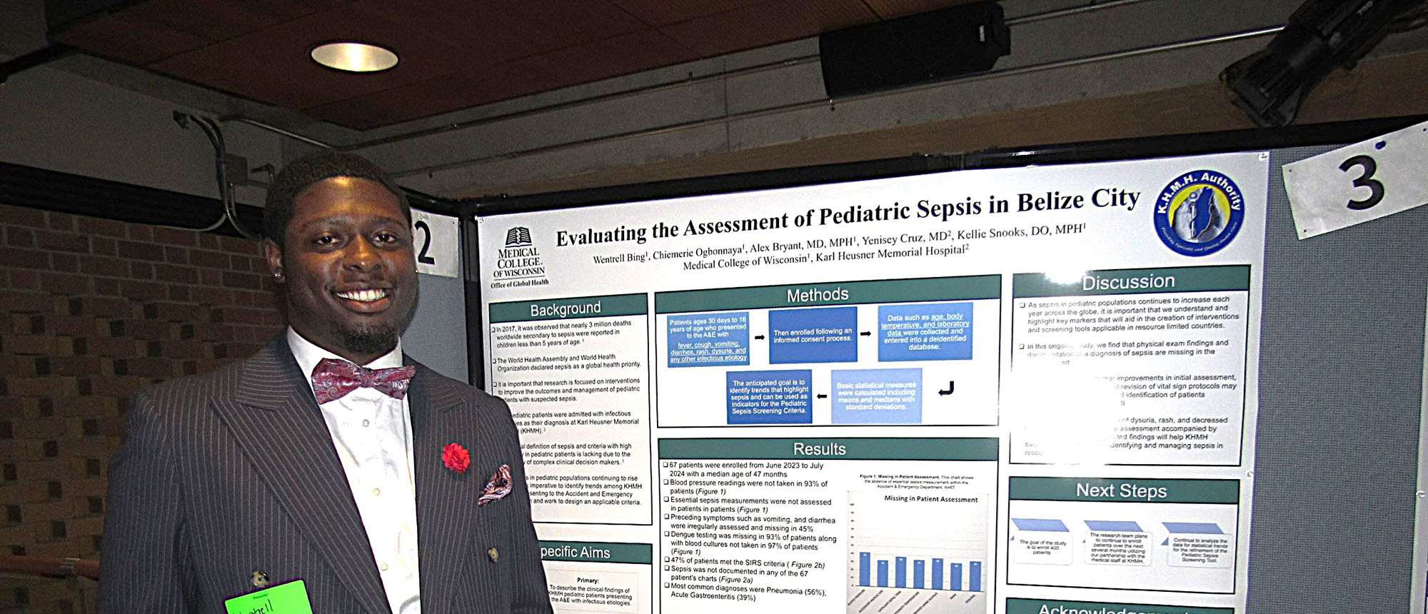 Wentrell Bing poster presentation