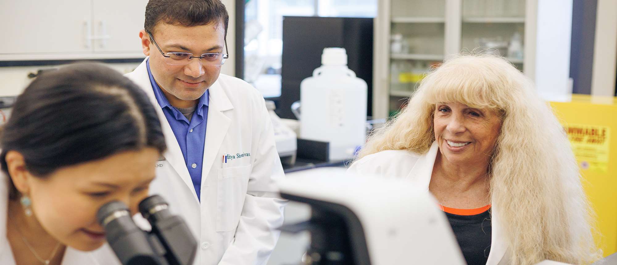Precision oncology researchers at the Mellowes Center