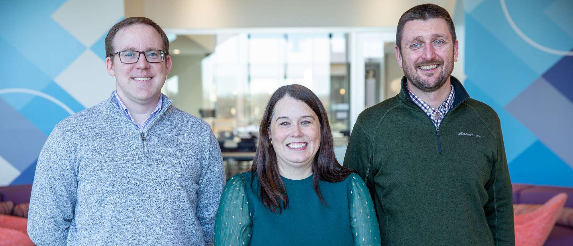 Drs. Bill Hughes, Jennifer McIntosh, and Matt Durand (left to right)
