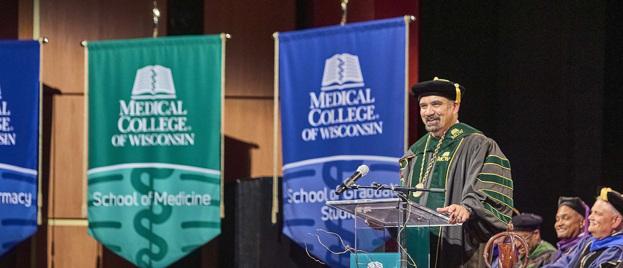 Shekar Kurpad, MD, PhD, FEL ‘01, formally inaugurated as the seventh President of the Medical College of Wisconsin