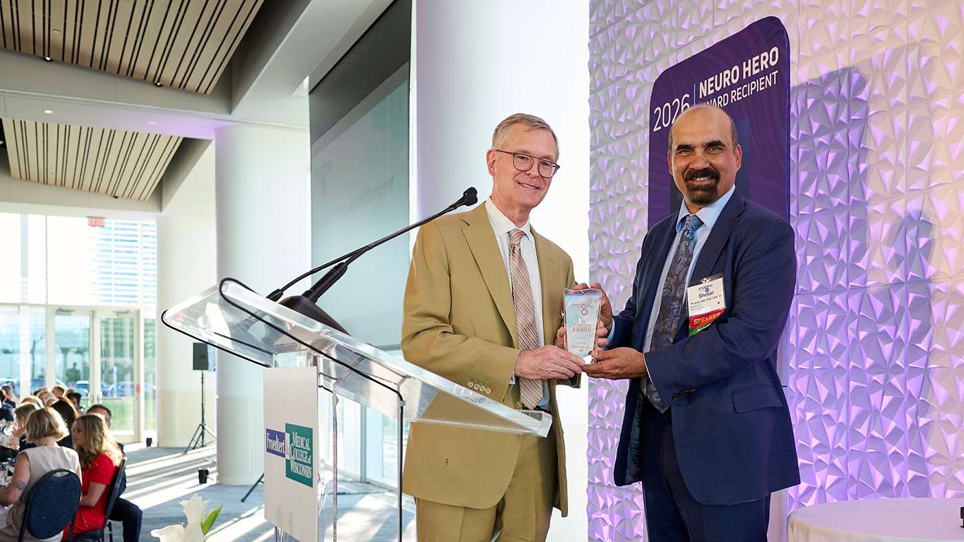 Dr. John Raymond (left) and Dr. Shekar Kurpad (right)