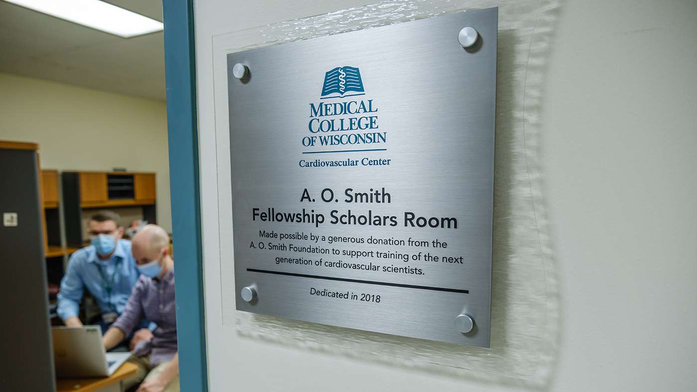 A, O. Smith Fellowship plaque