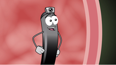 Scopey the cartoon endoscope