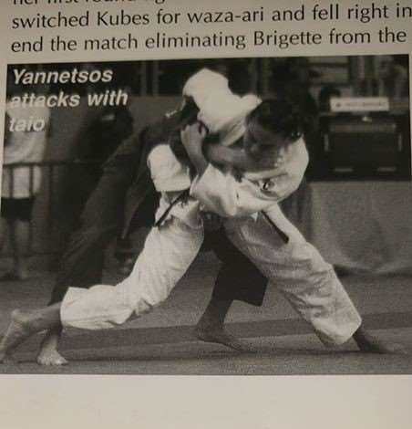 Christina Yannetsos, MD, past judo competition
