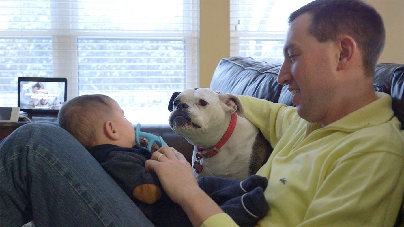 Dr. Jesse Ehrenfeld at home with family