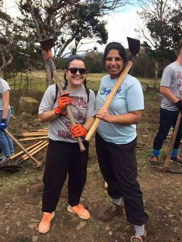 Morgan Lockhart participating in community activities