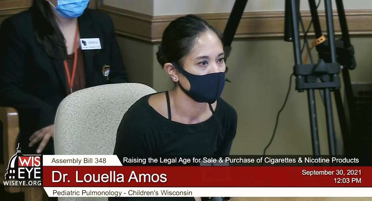 Dr. Louella Amos discusses the dangers of vaping on children