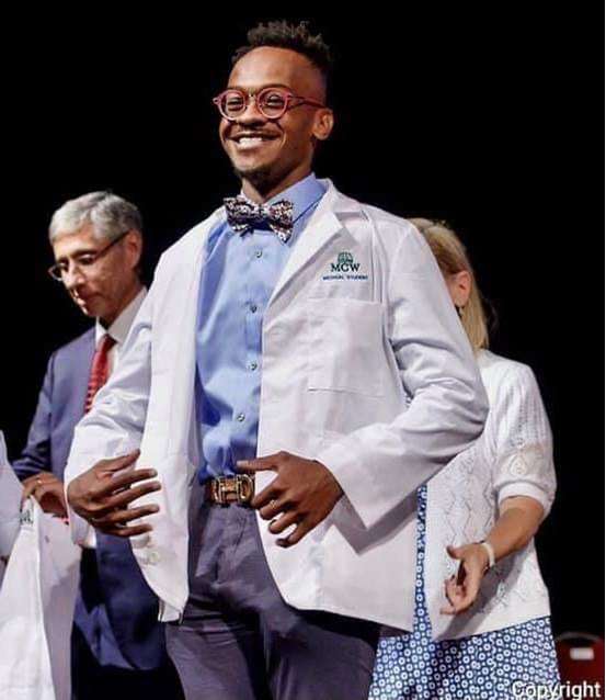 Quamaine Bond White Coat Ceremony