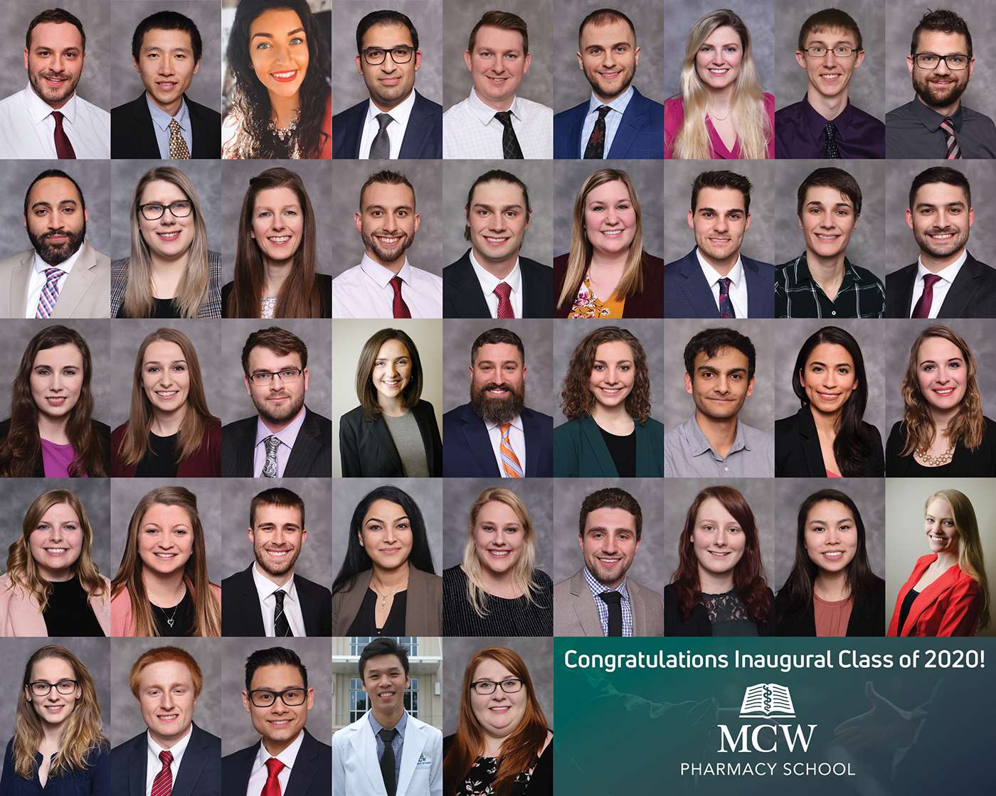 MCW School of Pharmacy graduates first class (2020)