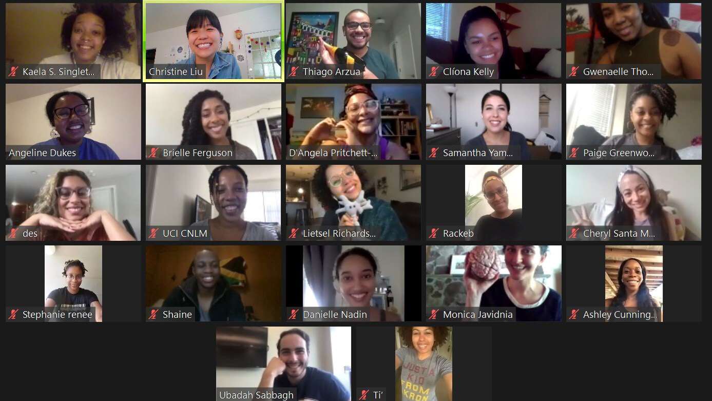 Black in Neuro organizers virtual meeting