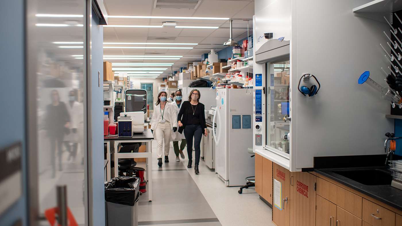 Dr. Michele Battle and team in their lab