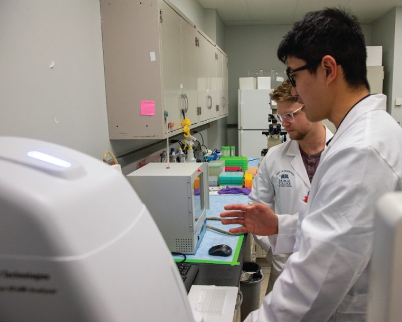 scientists in lab