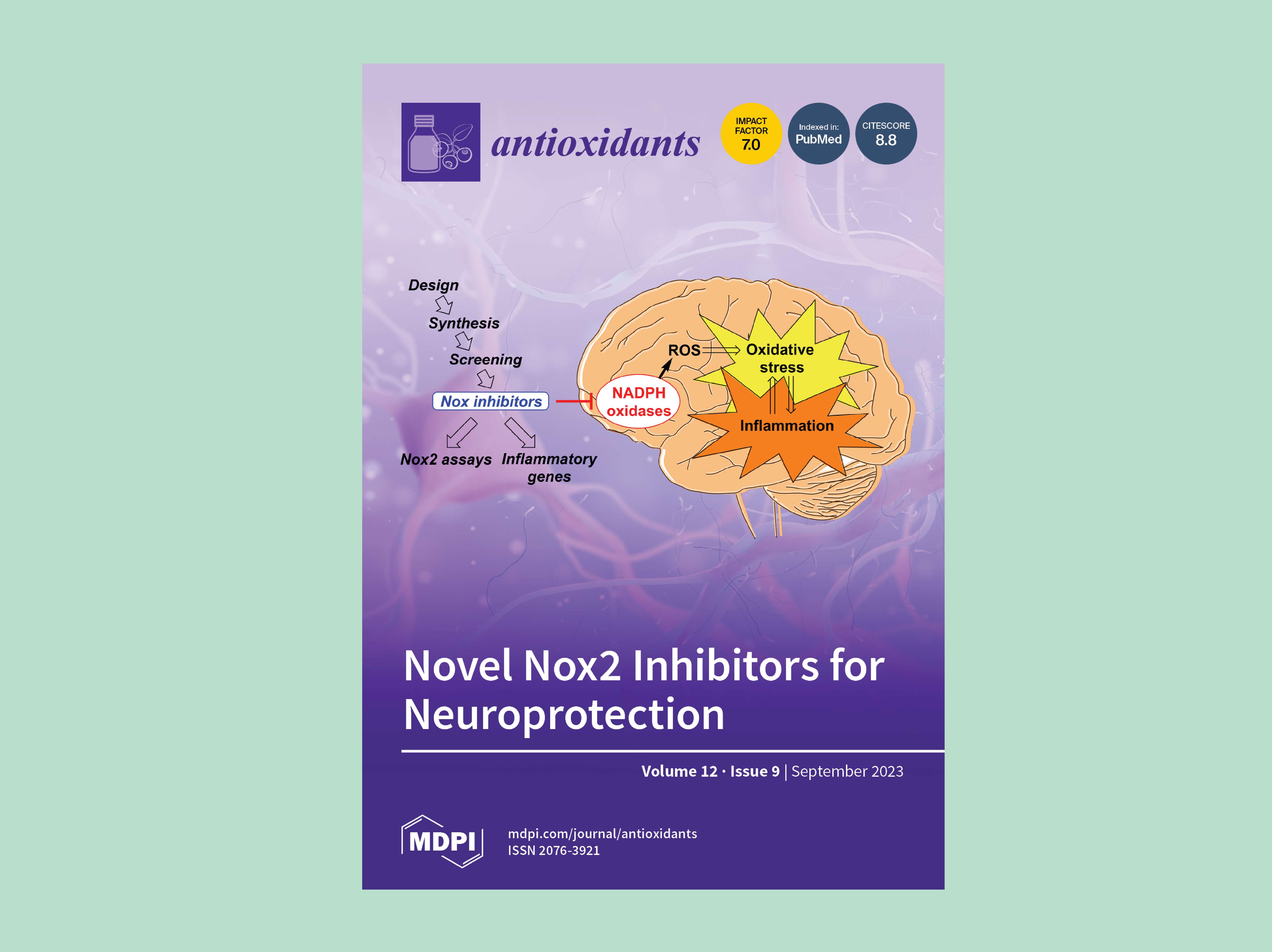 cover image from Antioxidants journal