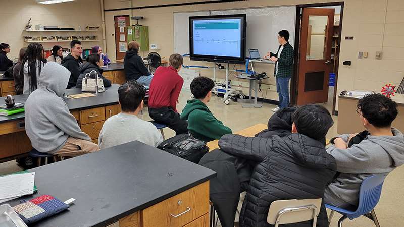 Students in classroom