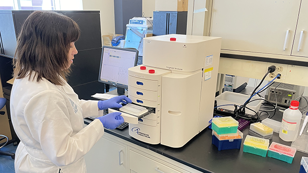 Mellowes Center fragment analyzer