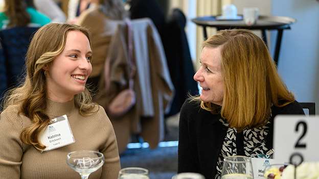 Katrina Erickson (left) and Margaret Haagensen
