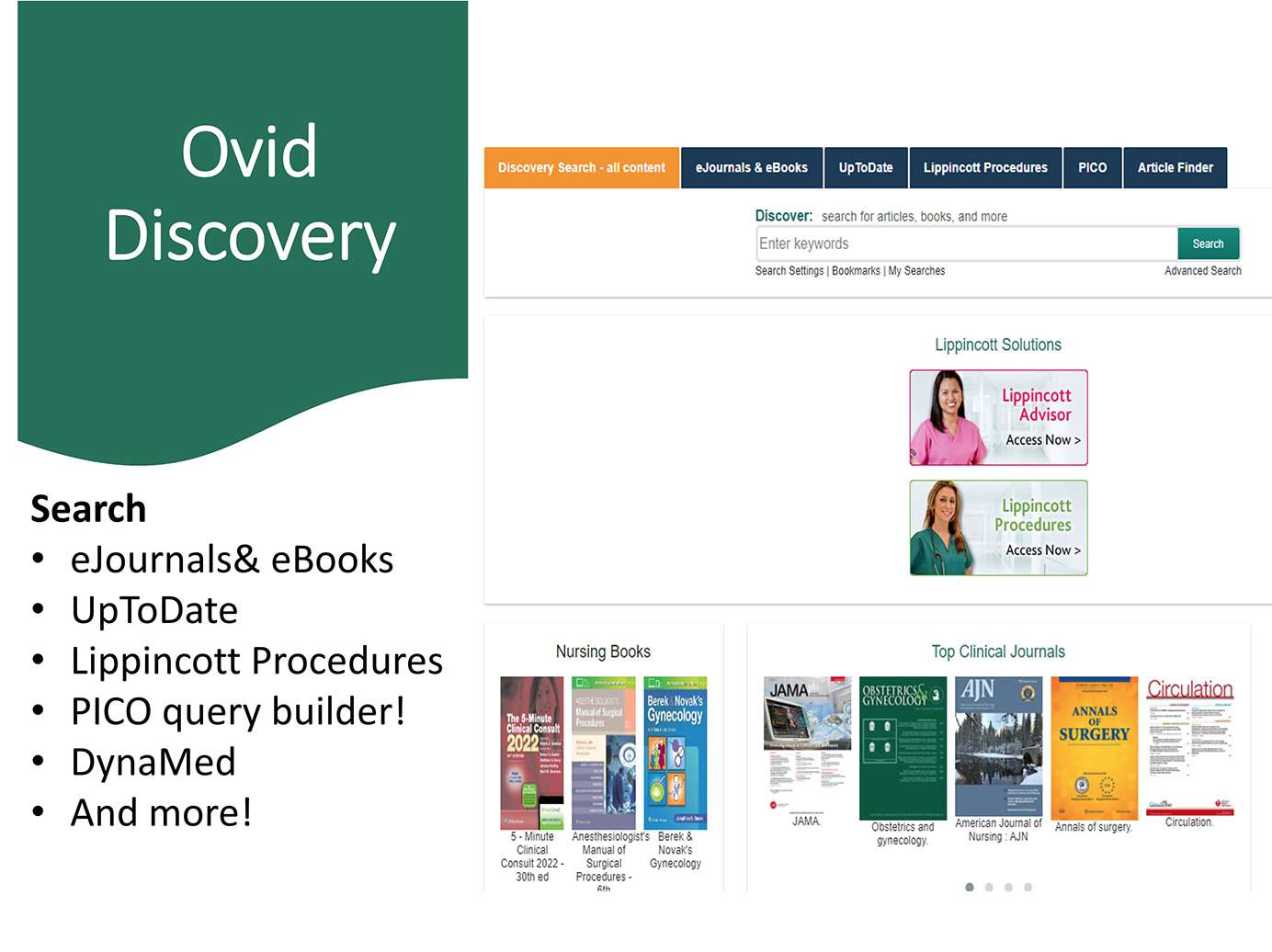 Ovid Discovery Resource of the Month