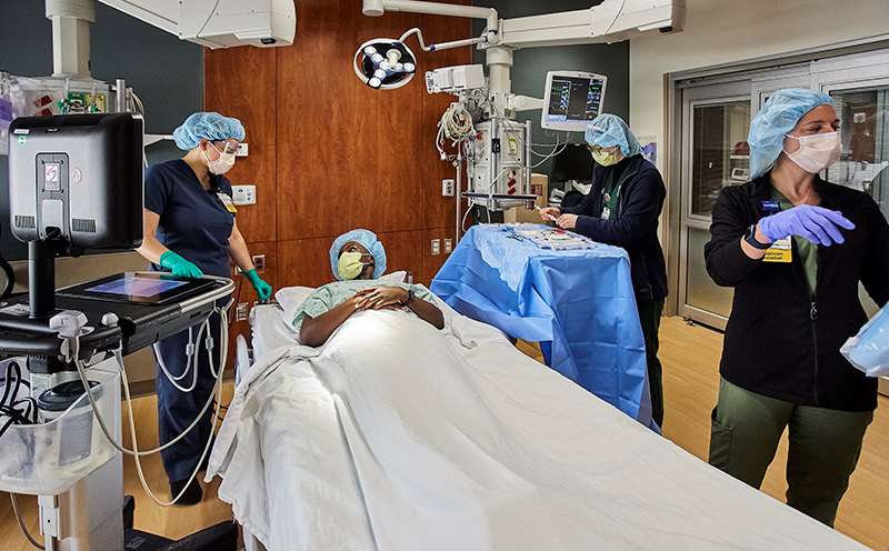 Adult critical care in hospital