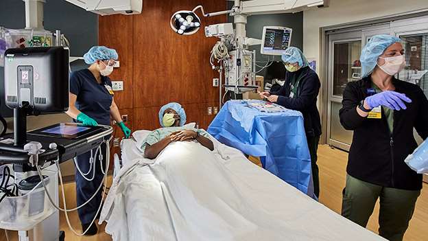 Adult critical care in hospital