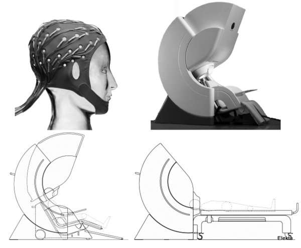 Views of our EEG and MEG devices 