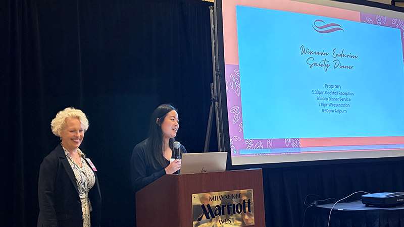 Presenters at a conference