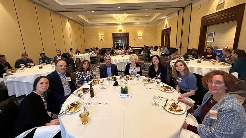 Attendees at a conference